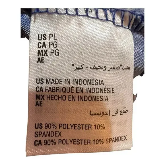 JM Collection Multicolor Womens Textured Floral Travel Blouse Sz P/L - Picture 8 of 10